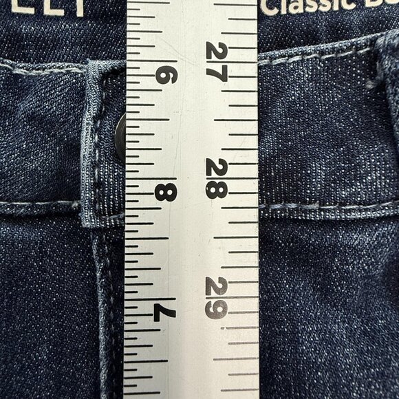 Laurie Felt Jeans Womens 6P Classic Boyfriend Stretch Blue Dark Wash Denim 29x27 - Picture 10 of 13